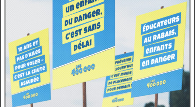 Visuel Enfance & Partage s’engage aux côtés du collectif Les 400 000 : rendez-vous le 15 mai pour défendre la protection de l’enfance